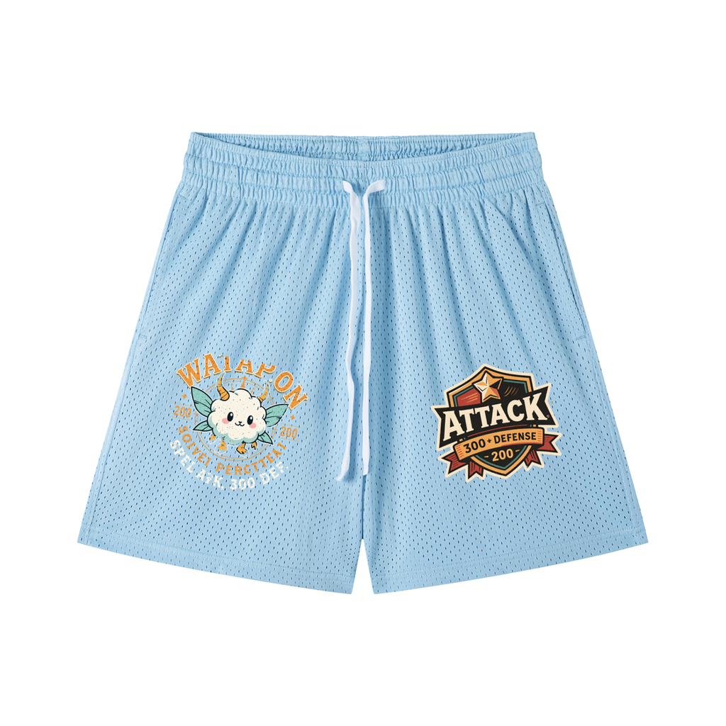 Mesh Drawstring Wata-Shorts