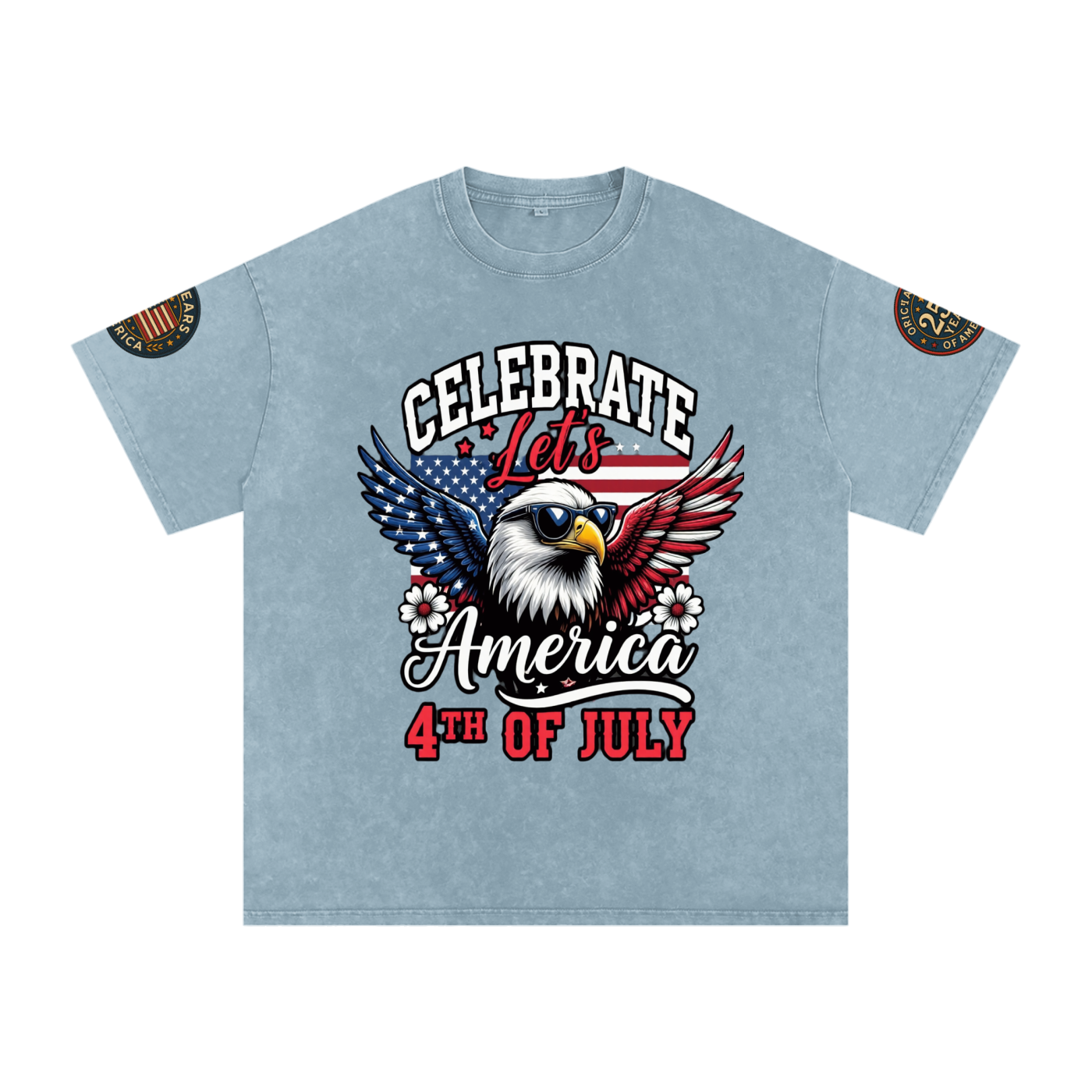 July 4th OverSized T-Shirts America 250th Anniversary Edition Collection