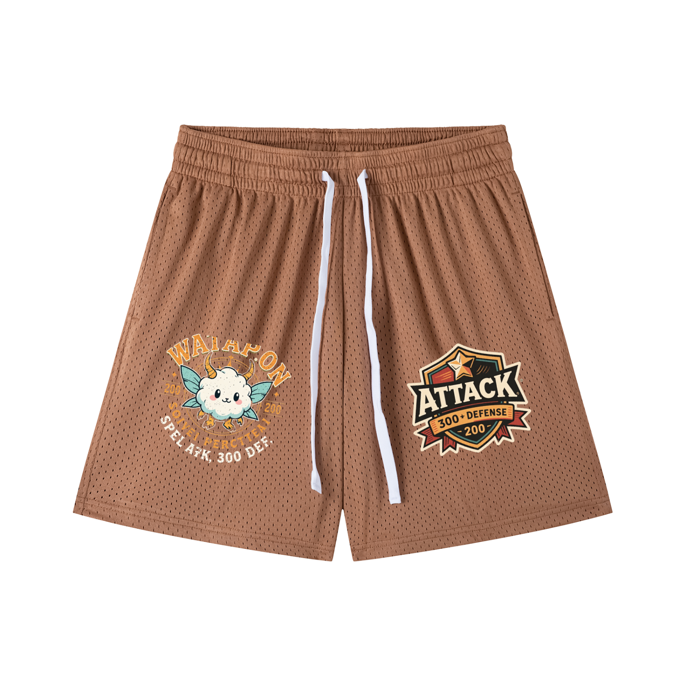 Mesh Drawstring Wata-Shorts