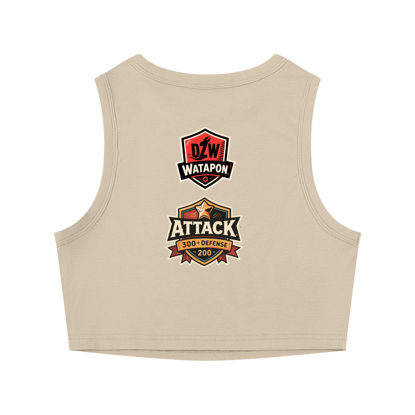 Women's Tight Crewneck Crop Tank Top - WataEdition