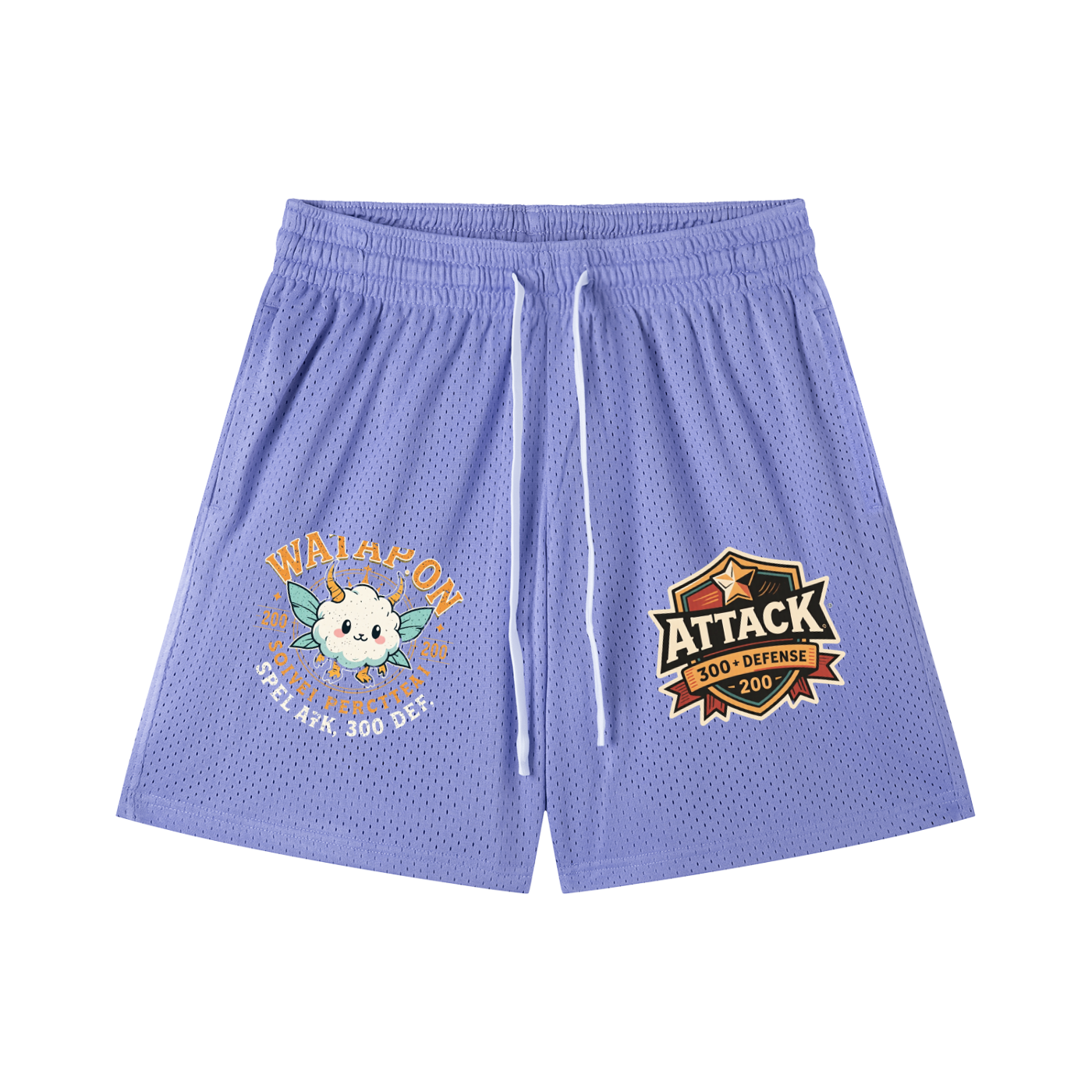 Mesh Drawstring Wata-Shorts