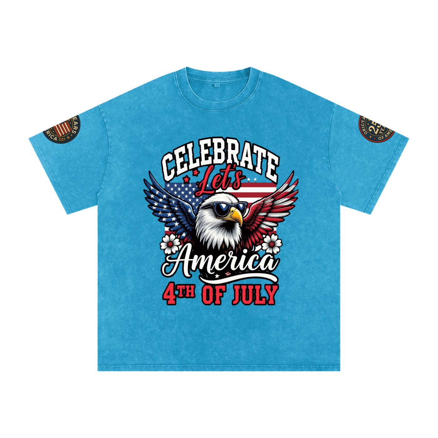 July 4th OverSized T-Shirts America 250th Anniversary Edition Collection
