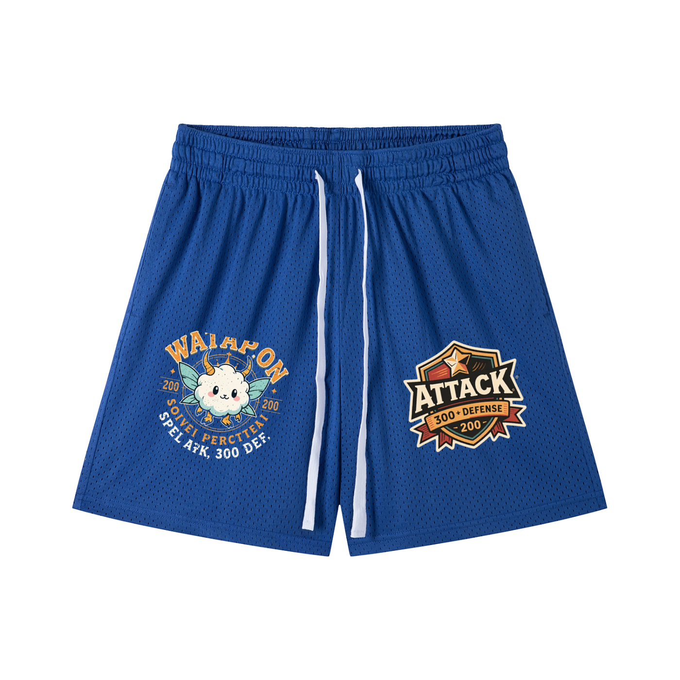 Mesh Drawstring Wata-Shorts