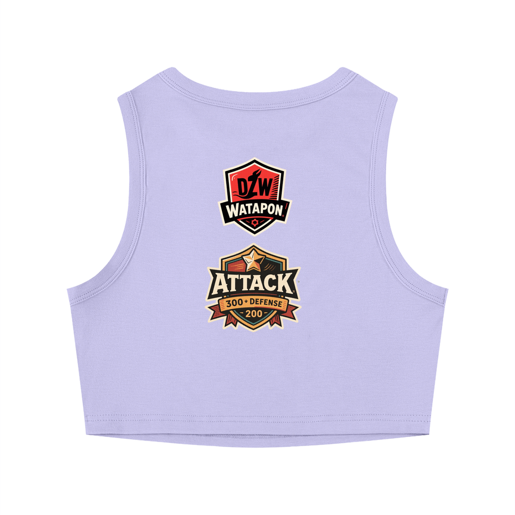 Women's Tight Crewneck Crop Tank Top - WataEdition