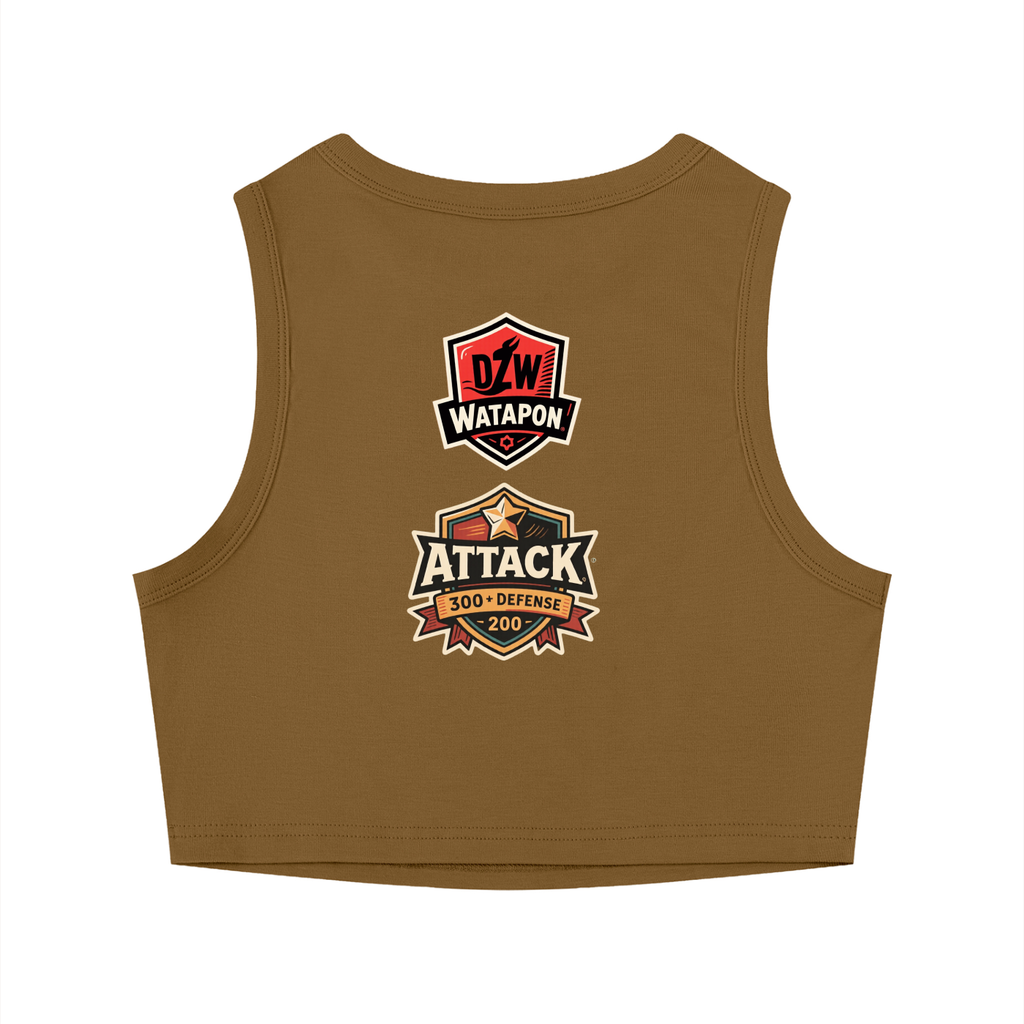 Women's Tight Crewneck Crop Tank Top - WataEdition