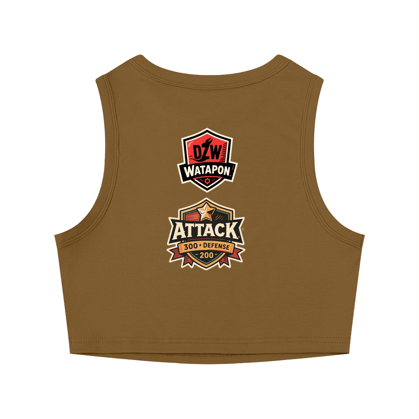 Women's Tight Crewneck Crop Tank Top - WataEdition